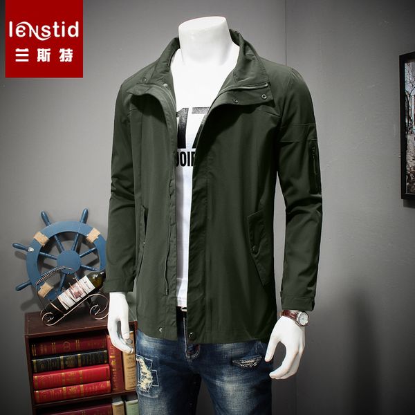 

lenstid men's casual bomber jackets 2018 men's new jacket autumn regular slim jacket coat for male plus size 8xl, Black;brown