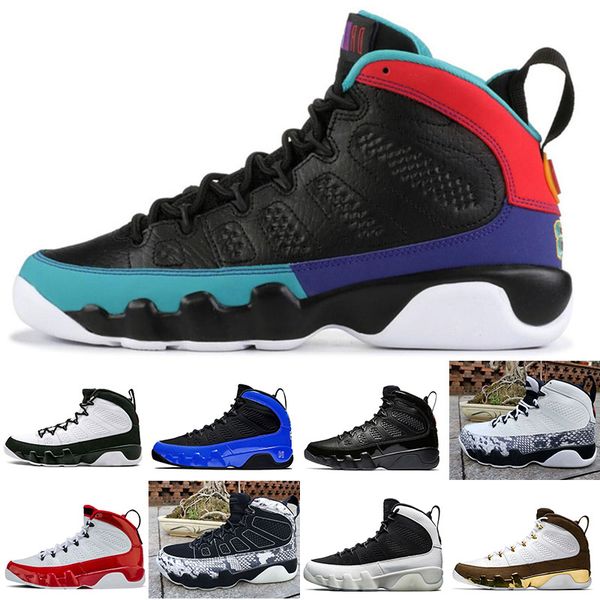 

jumpman 9 9s basketball shoes for men trainers dream it do it gym red unc blue space jam oregon ducks statue mens sneakers, White;red