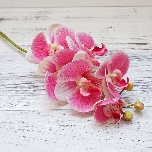 

artificial flower 6 heads butterfly orchid simulation home l display decor