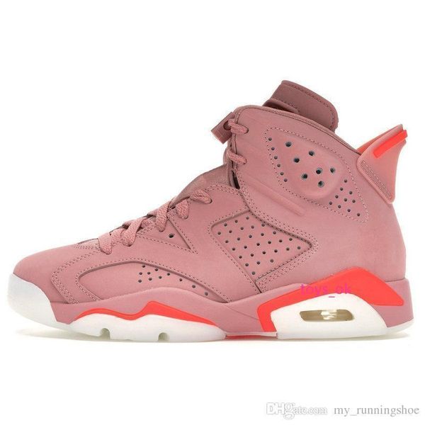 

aleali 2019 may 6 millennial pink women basketball shoes кроссовки 6s ржавчина розовый белый дизайнер баскетбольный мяч спортивные тренеры 3