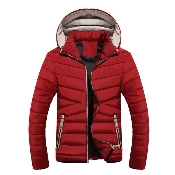 

joycodin super warm hoodie winter thickening fleece solid color men's jacket zipper hooded jacket clothes new style, Black