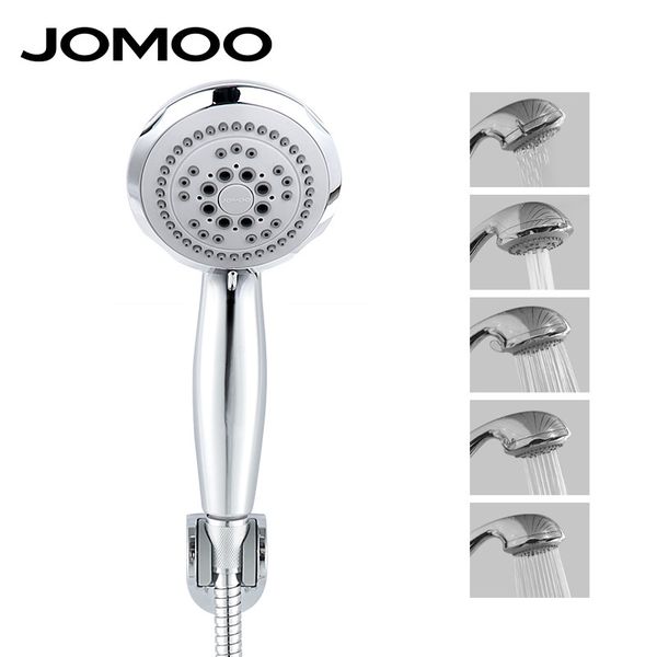 

ready stock] jomoo 5 режимов душевых насадки высокого давление экономия воды лейка для душа 3.5inch насадки душа из нержавеющей стали шланг