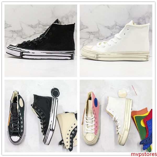 

chinatown market x conver jay chou skateboarding shoe black white star designer funny change casual canvas shoes