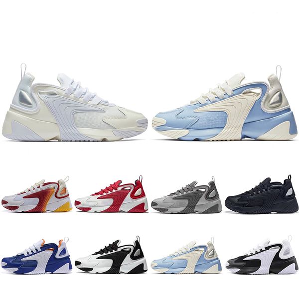 

Cheaper New M2k Tekno Zoom 2K ZM 2000 Running Shoes For Men Women triple Black White Blue Orange Mens Trainers fashion Sneakers 36-45