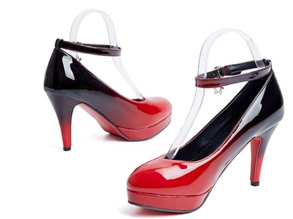 

2019 women's shoes in spring and autumn with new style high heel fine heel pointed end waterproof table @668, Black