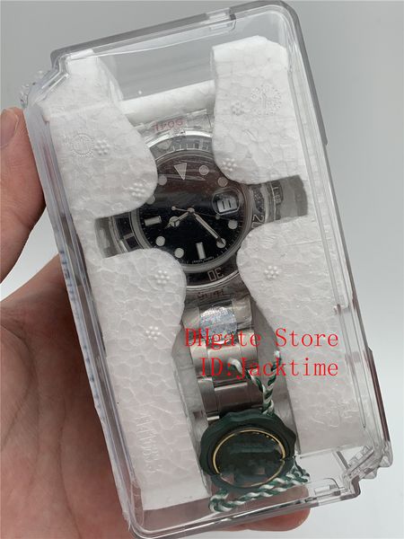 

zzf верхнее качество 904l стали водонепроницаемые часы 40мм черный керамический ободок 116610 eta 2836 движение автоматический погружение gl, Slivery;brown