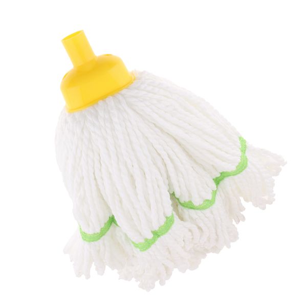 

washable microfibre replacement mop refill head with yellow socket