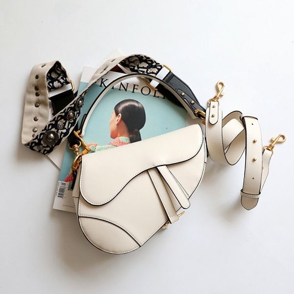 

2019 designer women's handbags new high-end luxury letter shoulder bag high-quality leather messenger bag luxury saddle bag