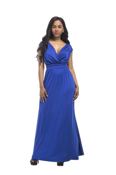 

v neck women solid dress solid women dresses new style big size party summer clothes for, Black;gray