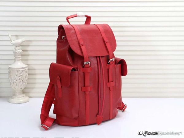 

designer luxury leather backpack leather shoulder brand boston men's bag 41x 47x 13cm 41379