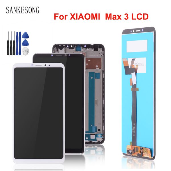 

6.9" оригинальный lcd для xiaomi mi max 3 дисплей screenwith рама mi max3 lcd digitizer ассамблеи запасные части + инструменты