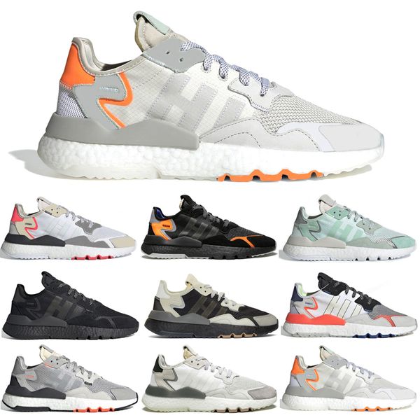 

2019 Mens Nite Jogger Running Shoes Womens New Sports Trainers shoes footwear white Triple black ICE MINT Beige Sneakers size 36-45
