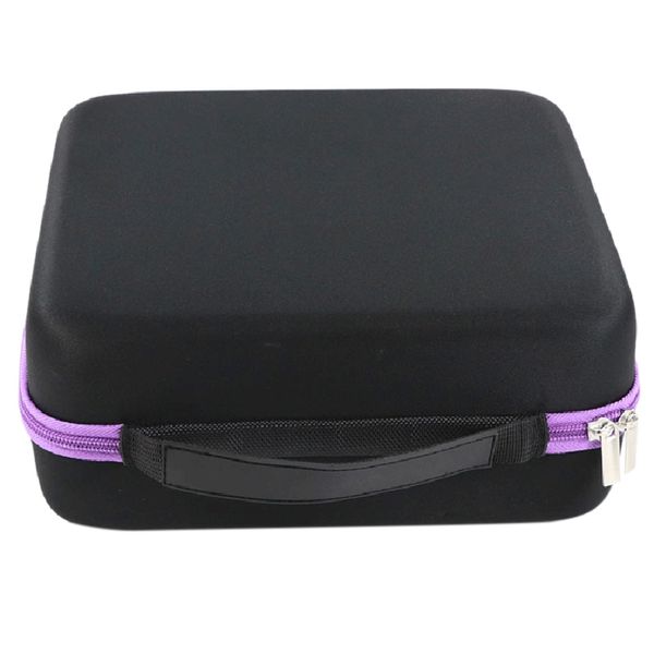 

jhd-42 grid essential oil storage case travel carrying holder bag small bottle storage box bags 15ml nail polish organizer do
