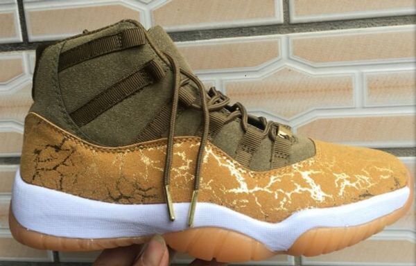 

new 11 xi neutral olive gold yellow wine red men basketball sports outdoor fashion trainers sneakers good quality with box size 7-13 cct10