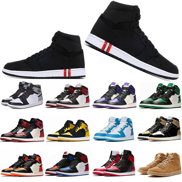 

High Quality 1 1s Mens Basketball Shoes Not For Resale Red Yellow paris saint german Top 3 UNC Designer Sport Sneakers EUR 40-47