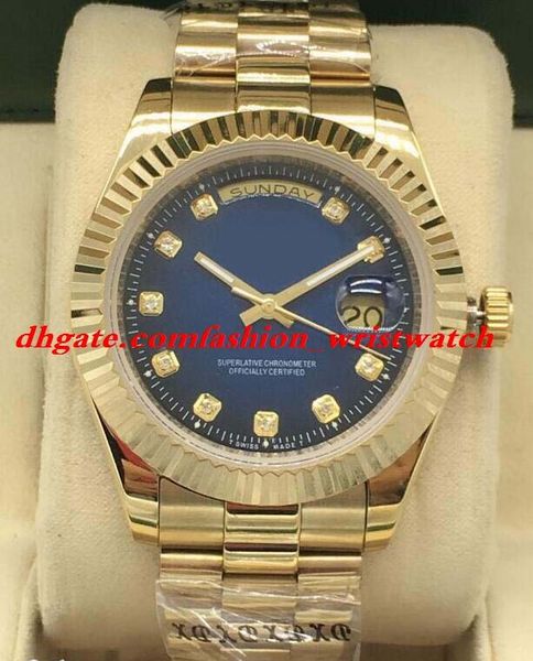 

luxury watch 6 style 41mm stainless steel bracelet with diamonds automatic fashion mens watches wristwatch, Slivery;brown