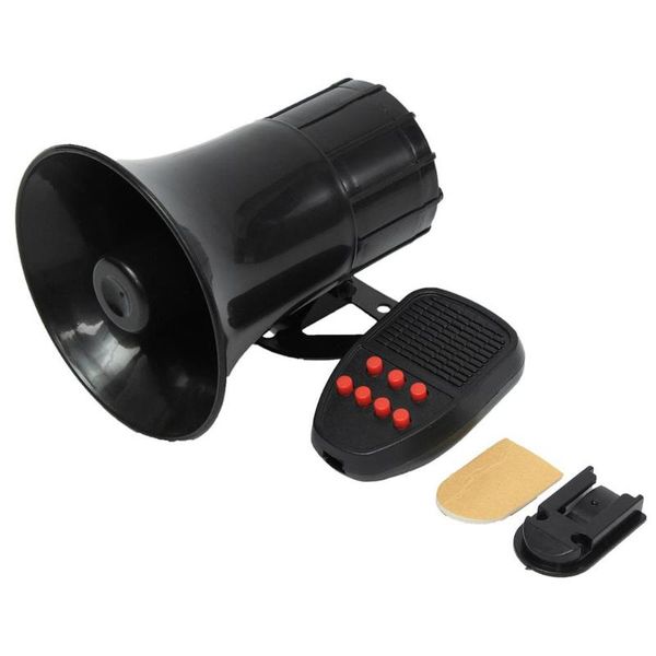 

12v 7 sounds car loud speaker electronic warning siren motorcycle security warning megaphone fire horn alarm