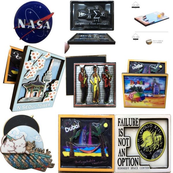 

custom magnetic refrigerator stickers pvc soft glue epoxy refrigerator stickers customize any pattern and shape custom logo rj-214