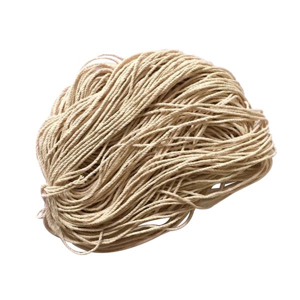 

50m natural diy braided cotton rope cord string dress craft wedding decor