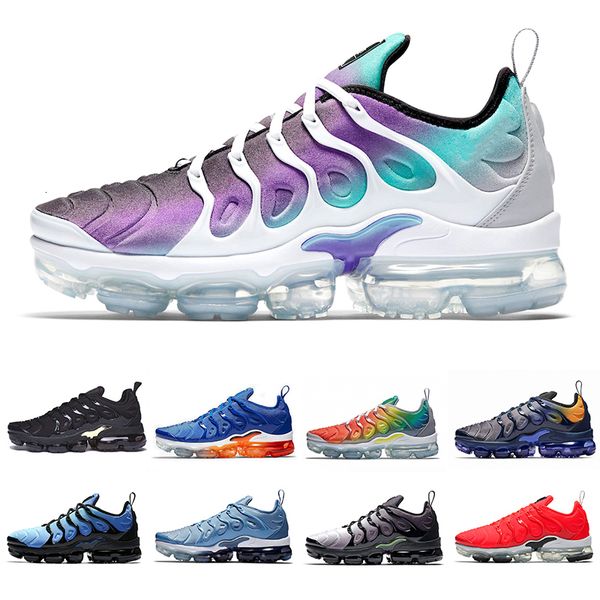 

2019 active fuchsia megatron tn plus men athletic running shoes spirit teal grape geometric lemon lime mens women sports sneakers 5.5-11