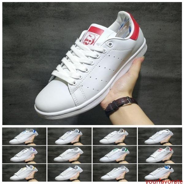 

stan smith classic men woemn casual shoes smiths triple black white red gold outdoor leather sports designer trainer sneakers