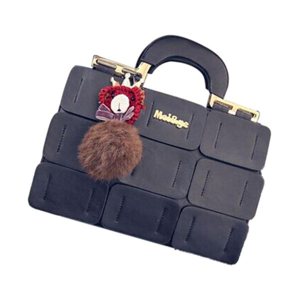 

the new spring/summer women bag suture boston bag inclined shoulder women leather handbags