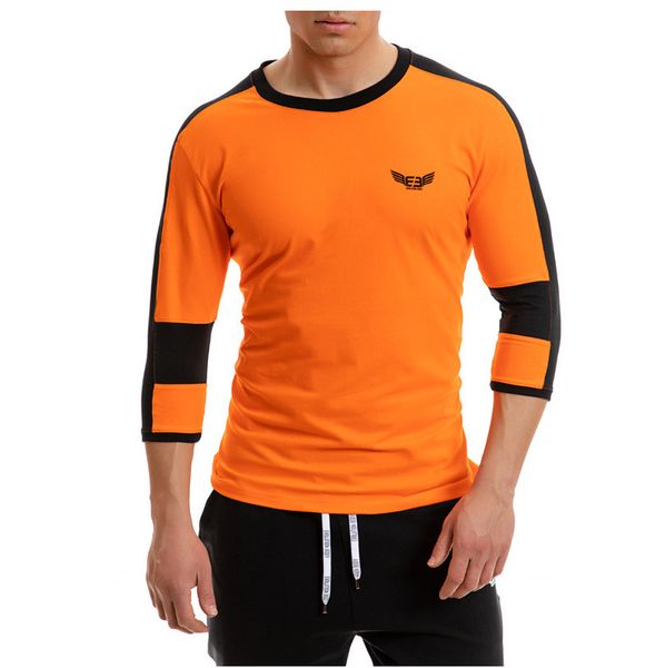 

новый стиль capri half-рукав рубашки спортивный футболки осень зима фитнес горячий продавать half-рукав рубашки круглый воротник футболки el, White;black