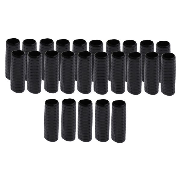 

25x violin plastic bow cover skin 27 mm length 8 mm diameter frog