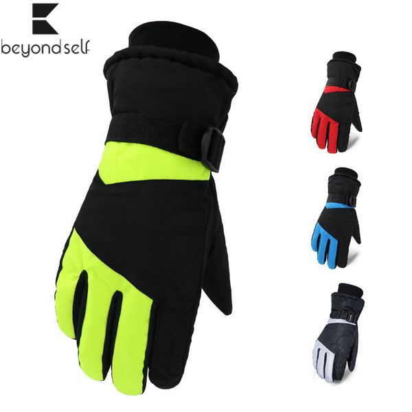

outdoor ski gloves heated winter snowmobile waterproof warm mittens ski motorcycle snowboard skiing snow gloves cycling unisex