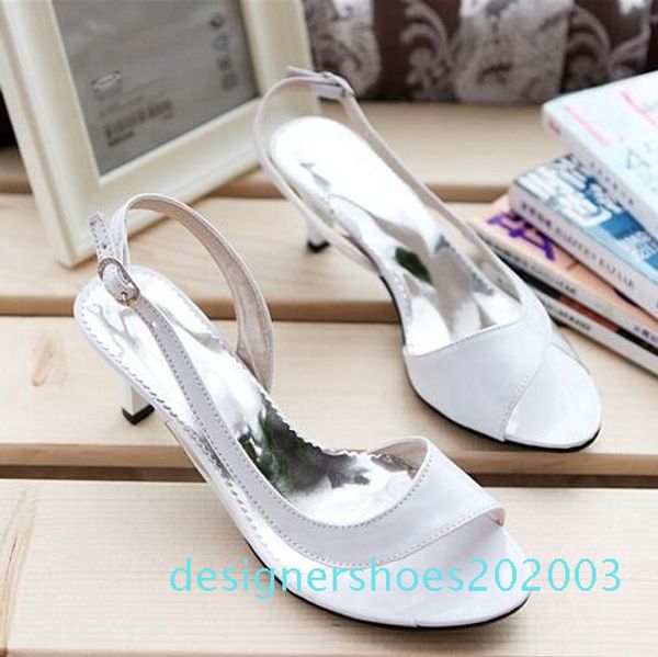 

wholesale women sandals big size summer ladies sandals transparent neon low heels designer shoes woman casual shoes 01d d03, Black
