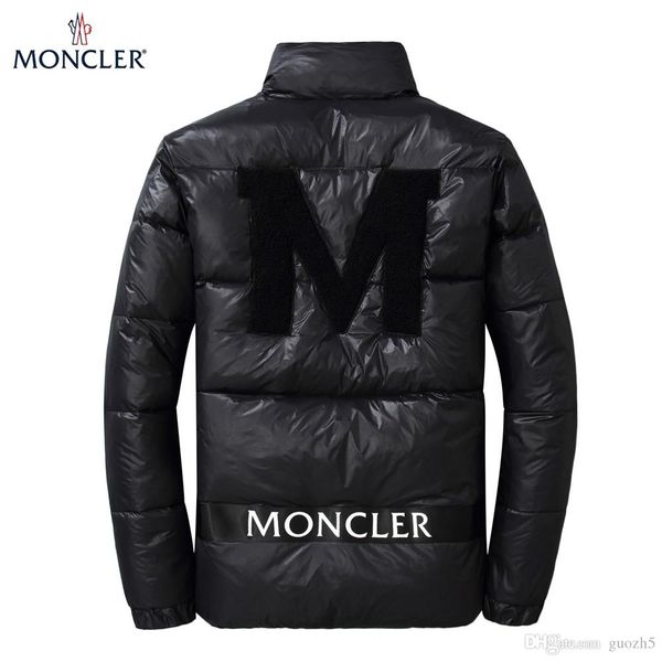 

19fw design men parka brands down coat windbreaker winter jackets keep warm luxury zipper hoodies patchwork sports casual fashion parkas u8, Black