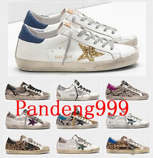 

fashion italy golden old style db sneakers genuine leather villous dermis casual shoes mens/women luxury superstar shoes size us5-11, Black
