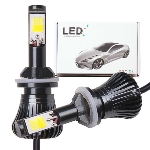 

2pcs led bulb h27 880 881 dual color 2800lm car fog lights drl lamp auto 12v 6000k white 3000k yellow 8000k ice blue