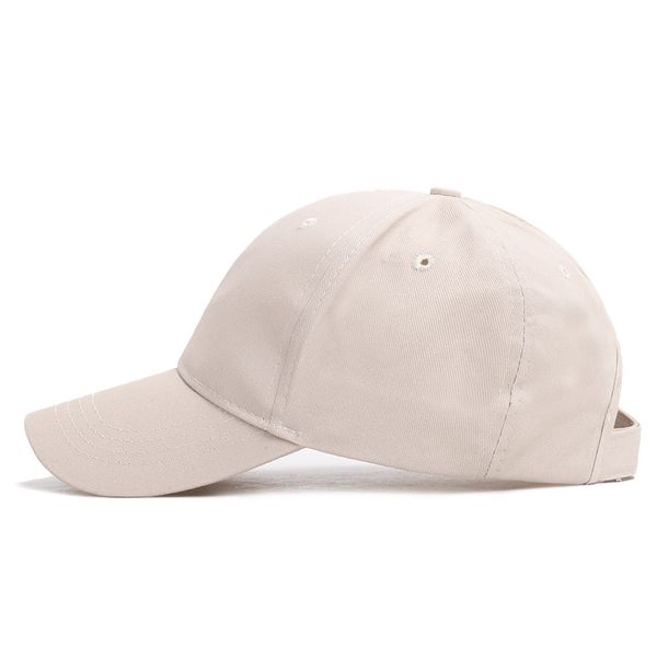 

female hat fashion ponytail baseball cap sports leisure golf cap solid color cotton breathable ring cap can be tied horsetail, Blue;gray