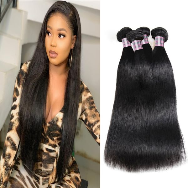 

ishow 3 pcs brazilian human hair bundles wefts 8-28inch loose deep curly yaki straight body water wave for women jet black indian peruvian m