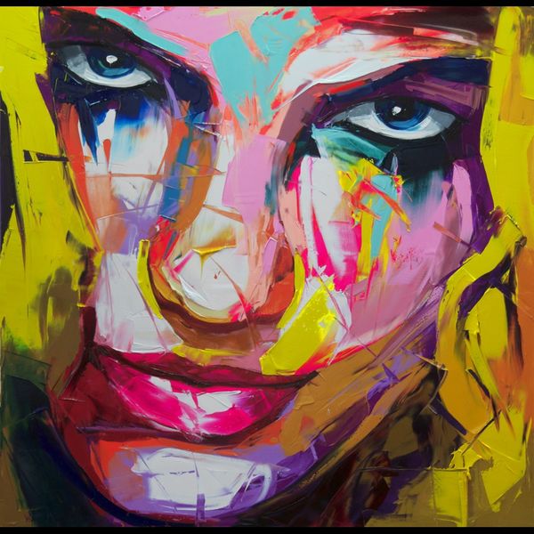 

франсуаза nielly palette knife impression главная картины современные портрет ручной работы картины маслом на холсте выпуклые и вогнутые tex