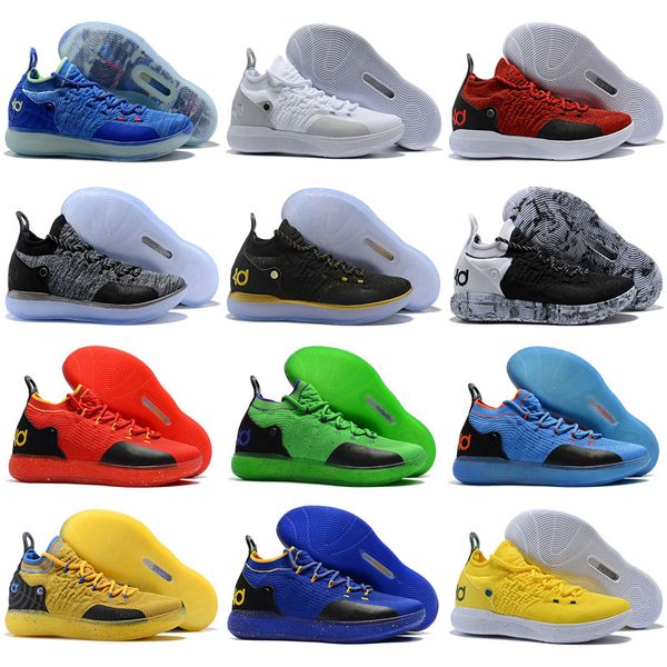 

2019 New KD 11 EP White Orange Foam Pink Paranoid Oreo ICE Casual Shoes Original Kevin Durant XI KD11 Mens Casual Shoes Size 7-12