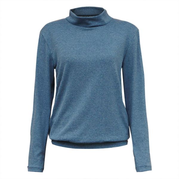 

women's clothing winter women o neck lace stitch long sleeve knitted casual blouse solid color blusa feminina modis, White