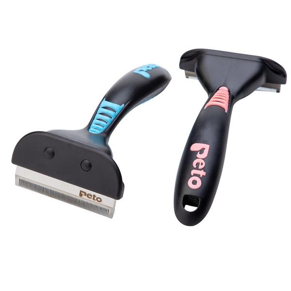 

pet dog cat hair removal brush comb pet grooming brush tools hair shedding trimmer comb for cats dogs s/m
