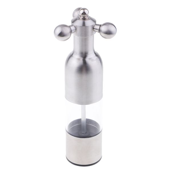 

stainless steel pepper grinder kitchen grip salt mill spice grinder