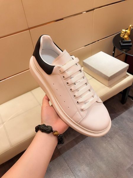 

designer men sneaker casual shoes fashion smart platform trainers luminous fluorescent shoe snake back leather chaussures pour hommes h21, Black