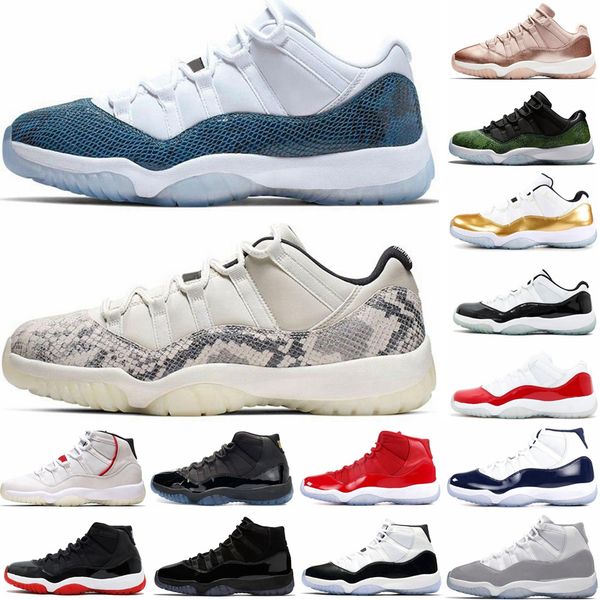 

snakeskin 11s basketball shoes concord 45 jumpman tint space jam gym red win like 96 xi designer sneakers men and women sport shoes