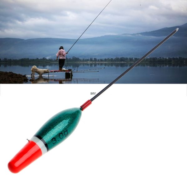 

10pcs 13cm fishing floats paulownia wood fish fishing tackle float vertical buoy long tail tackle tool accessories