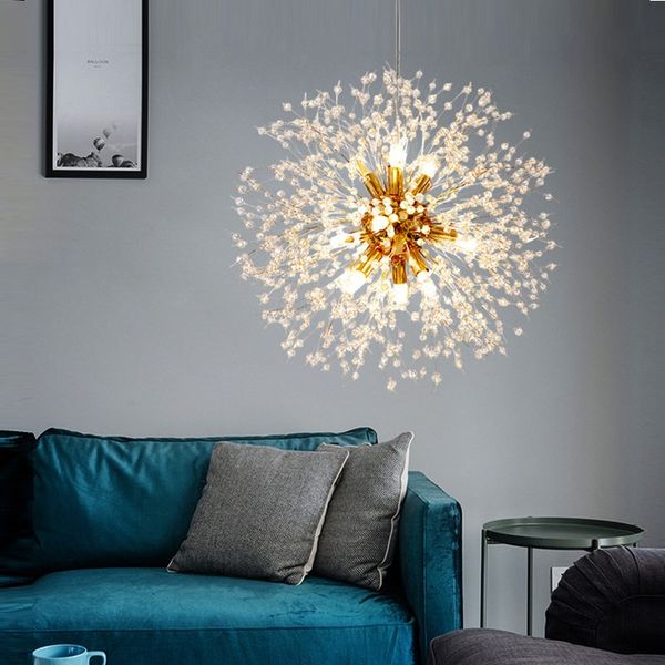 

modern led crystal chandelier light pendant hanging lamp crystal chandelier lighting for living dining room decoration