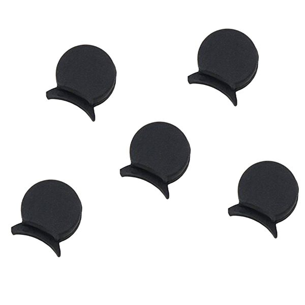 

set of 5 black 9mm/0.35'' rubber clarinet thumb rest cushion protector comfortable