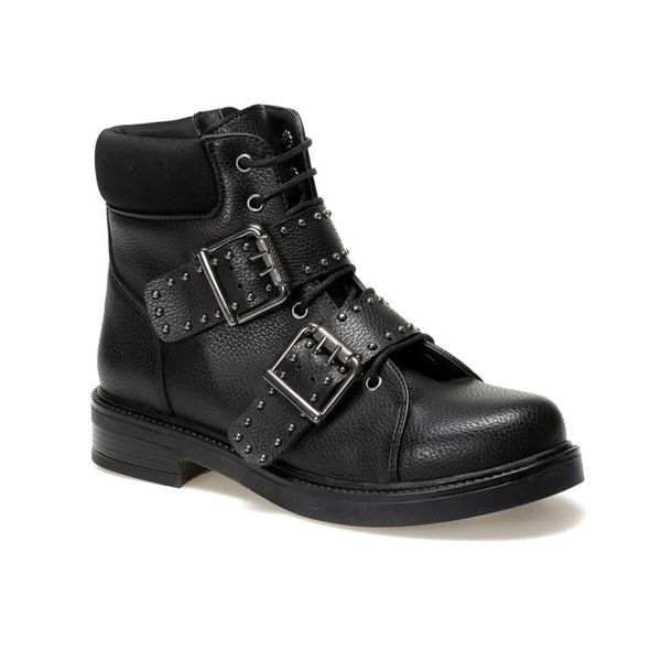 

19k-083 black women boots butigo