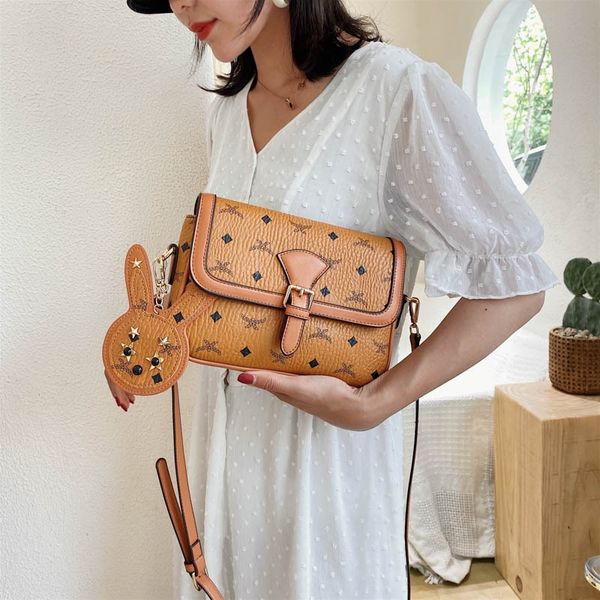 

shoulder slanting female 2020 shoulder saddle women's saddle bag female bag multi-functional handbag, White
