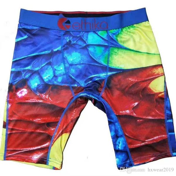 

random styles ethika underwear women men quick dry sport shorts boxer dry fit pants graffiti red lip hip hop short leggings trunks, Black;white