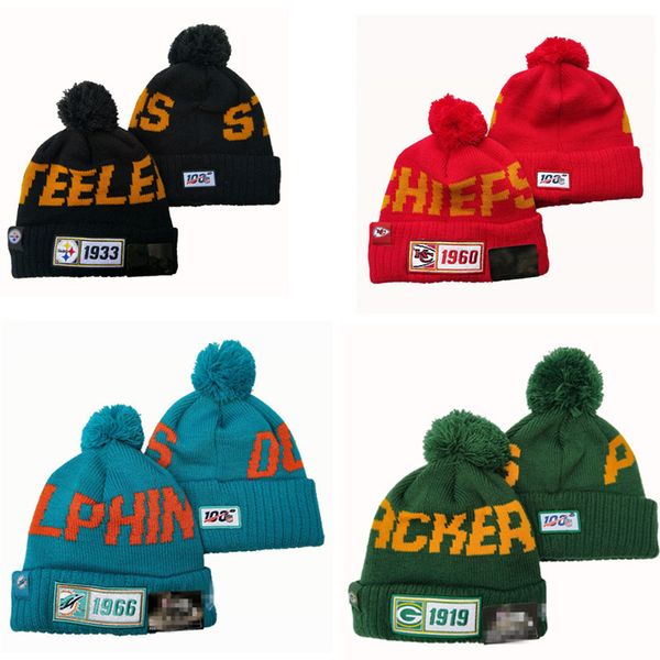 

sell rugby cap hats nfl100 warm beanie knitted hat with velvet sports caps for adults dhl ing, Yellow