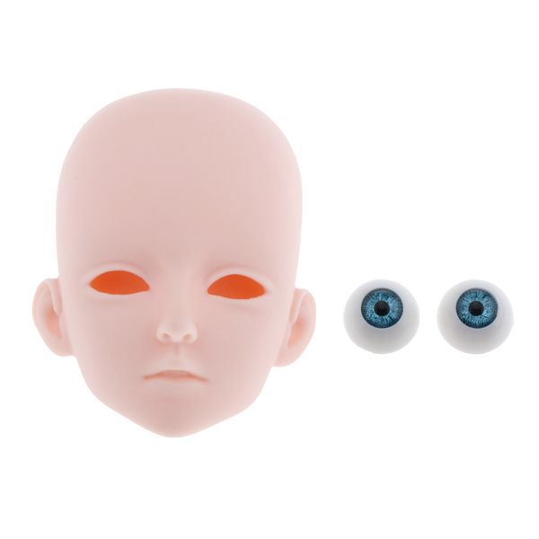 

60cm 1/3 male body makeup head 4d eyes diy making accessories
